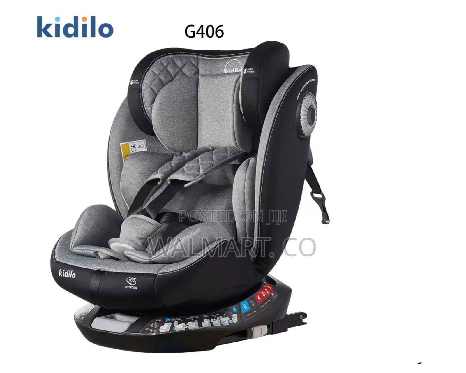New Kidilo 360 Rotating Comfortable Car Seat
