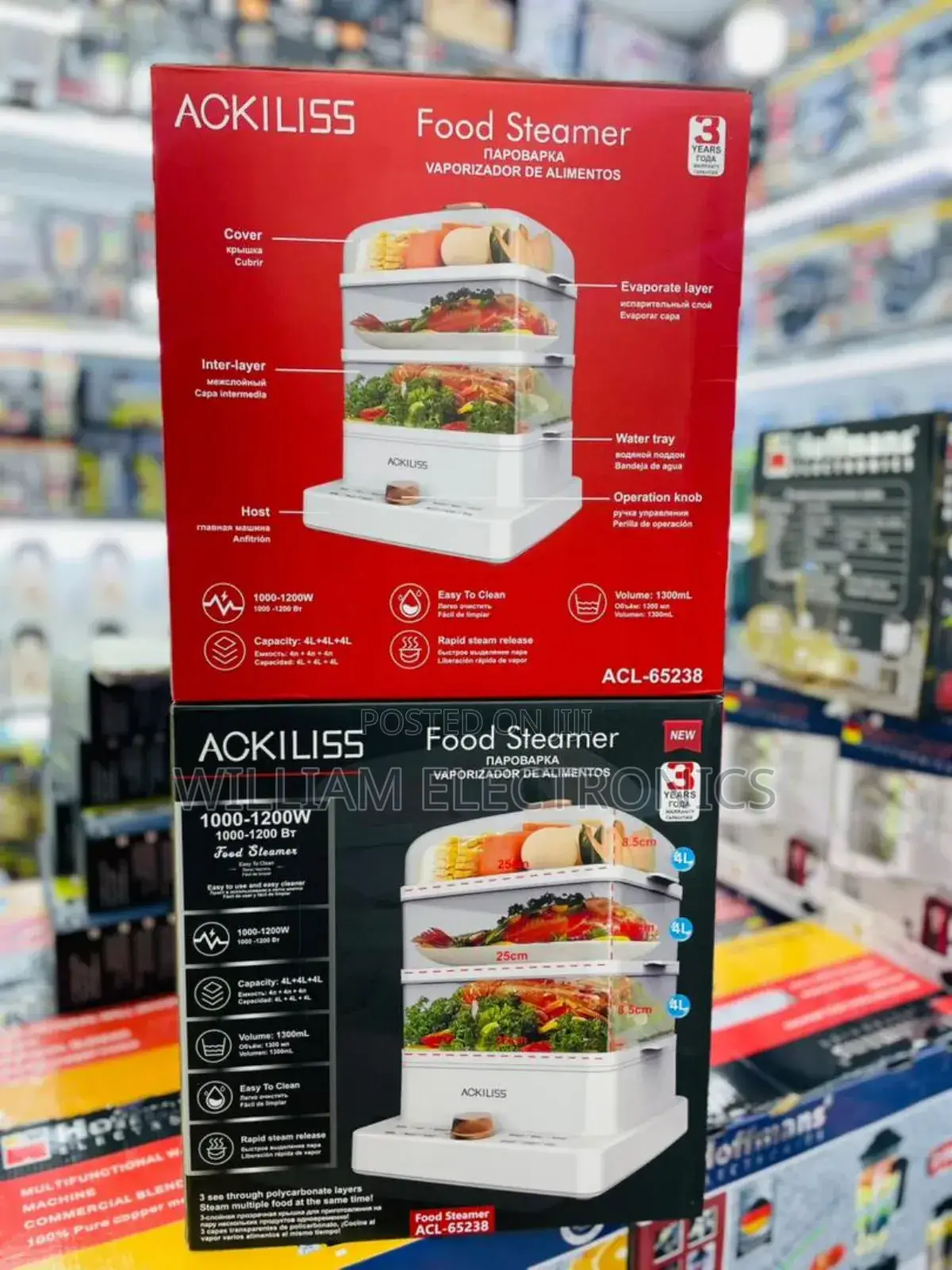 Ackilis Food Steamer