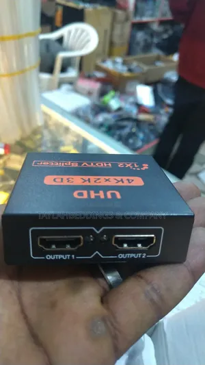 Hdmi Splitter 1 in 2 Out Ports Box Supports Full Ultra Hd 1080p 