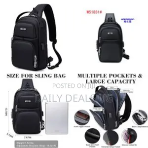 Anti Theft Bag for Men Women Sling Bag