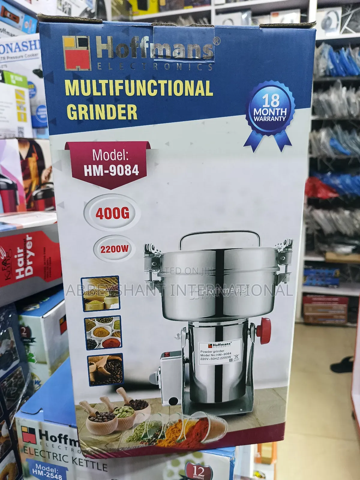 400g Multifunctional Grinder, a High-Speed Electric Grinder