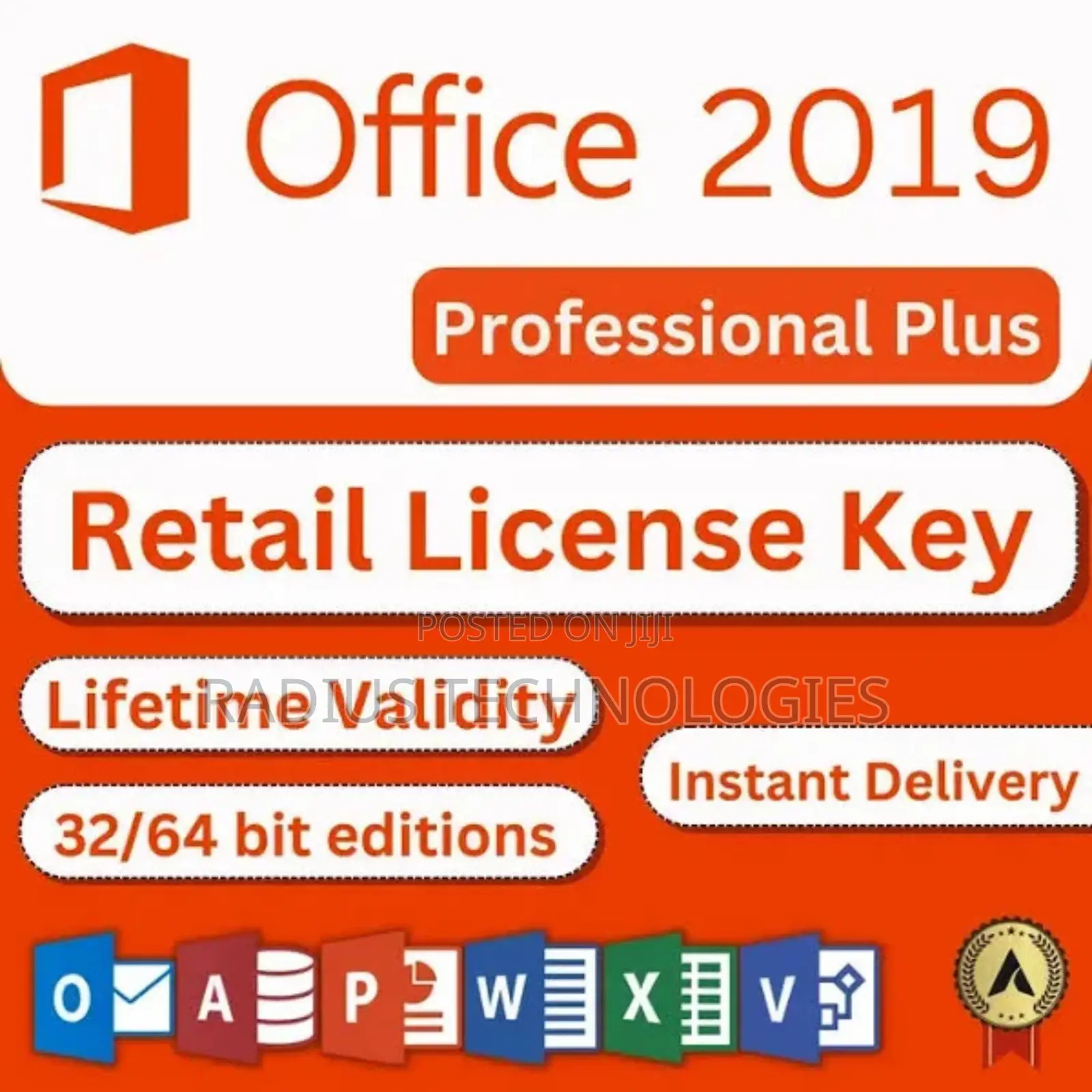 Microsoft Office 2019 Professional Plus Retail 1pc