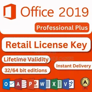 Microsoft Office 2019 Professional Plus Retail 1pc