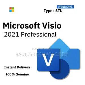 Microsoft Visio 2021 Professional 5pc Key [Retail Online]