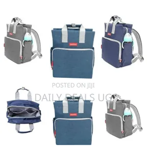 Fisher Price Diaper Bag Interior Divided for Baby Supplies Backpack