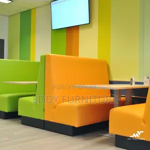 Orange and Green Seats