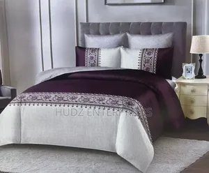 6x6 Duvet Pure Maroon 4pc