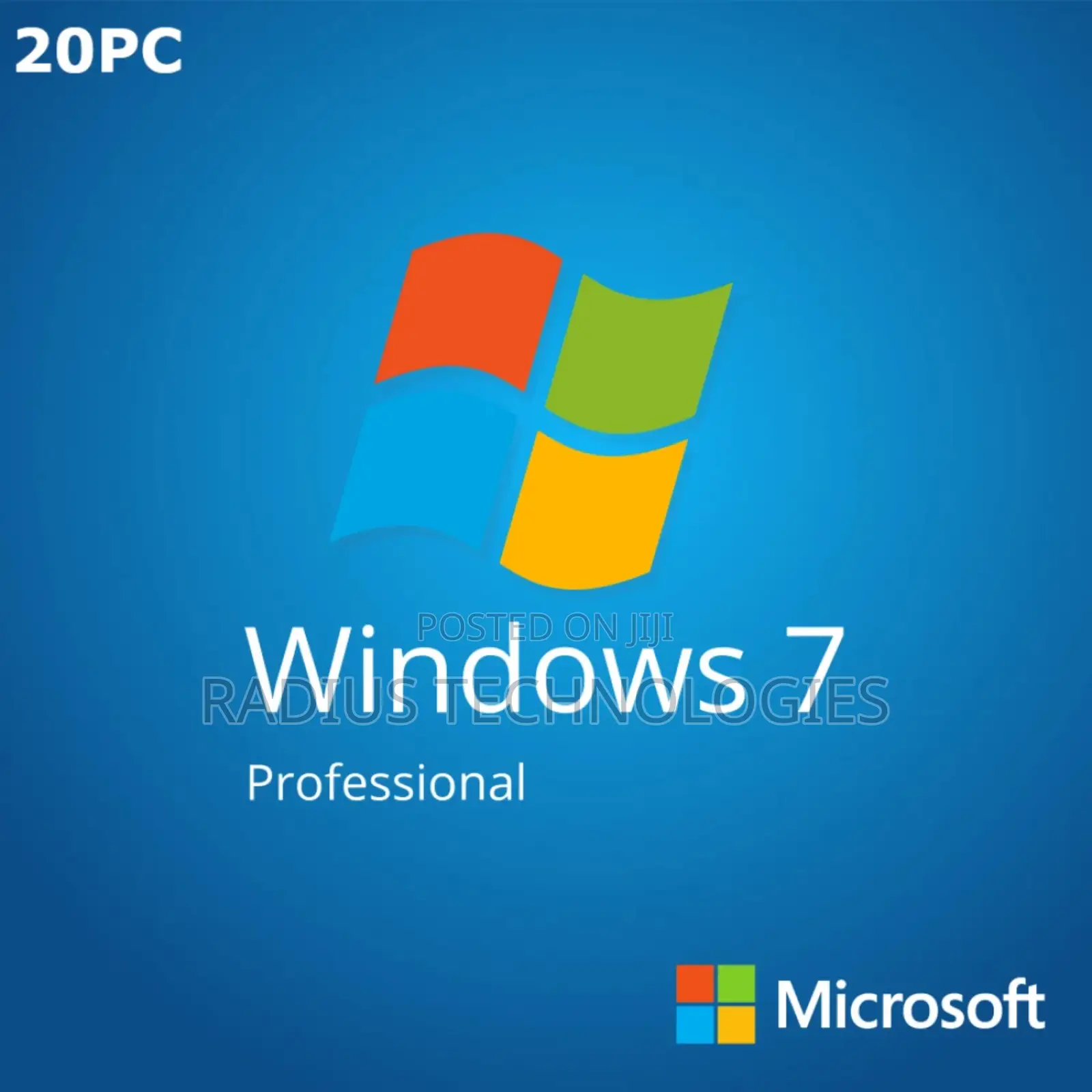 Windows 7 Professional Sp1 – 20 Pc Mak Online Key