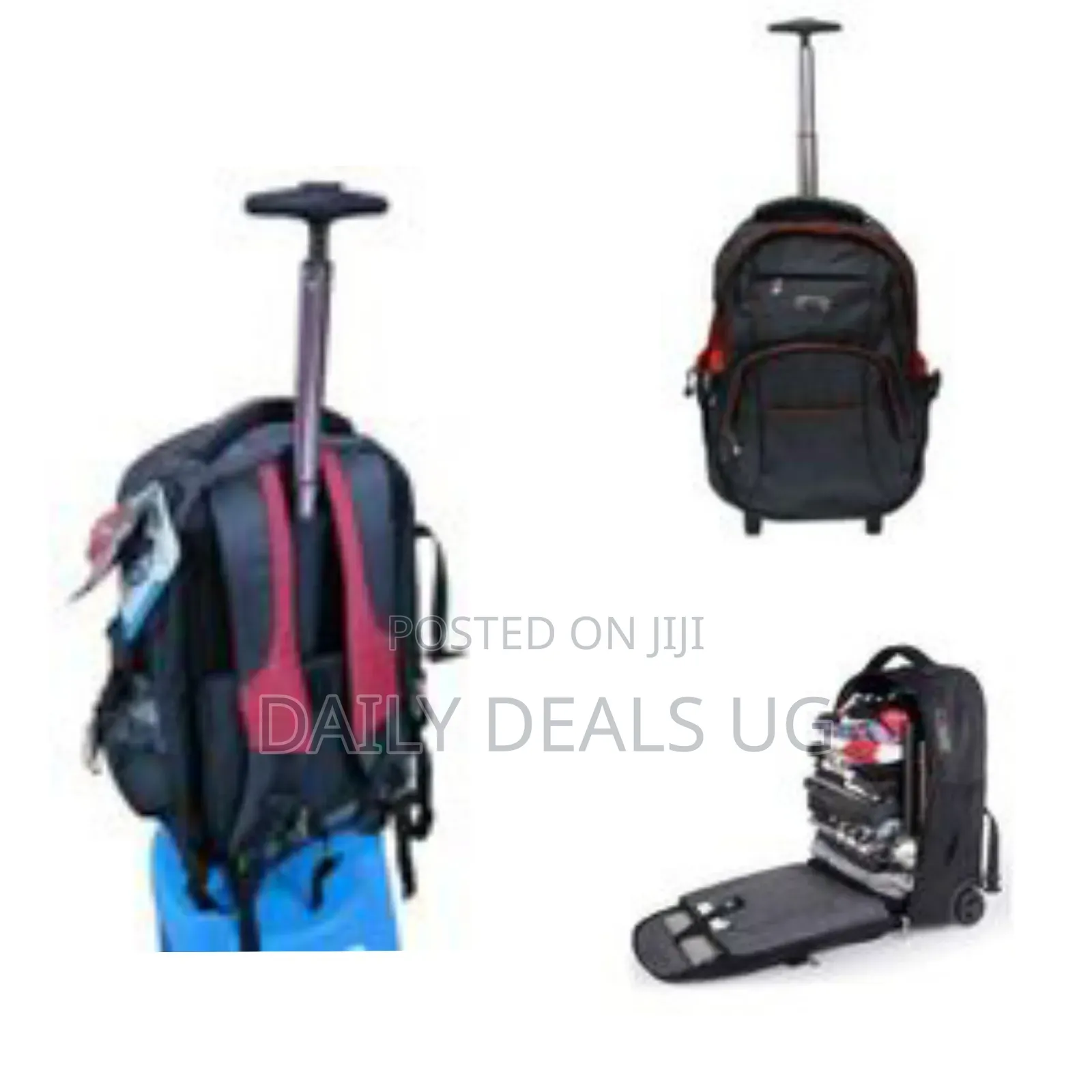 Trolley Backpack Wheeled Backpacks Trolley Backpack Nylon Rolling Bag