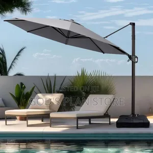 Round Aluminum 360 Swivel Cantilever Outdoor Umbrellas