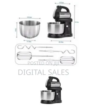 Avinas 4.2l Blender Dough Hand Stand Mixer Food Processor, Silver .
