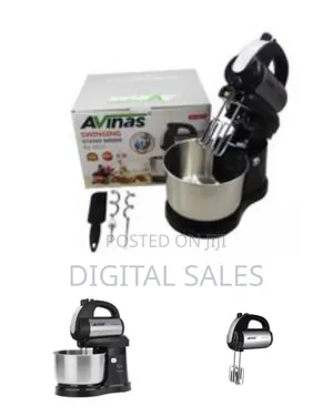 Avinas 4.2l Blender Dough Hand Stand Mixer Food Processor, Silver .