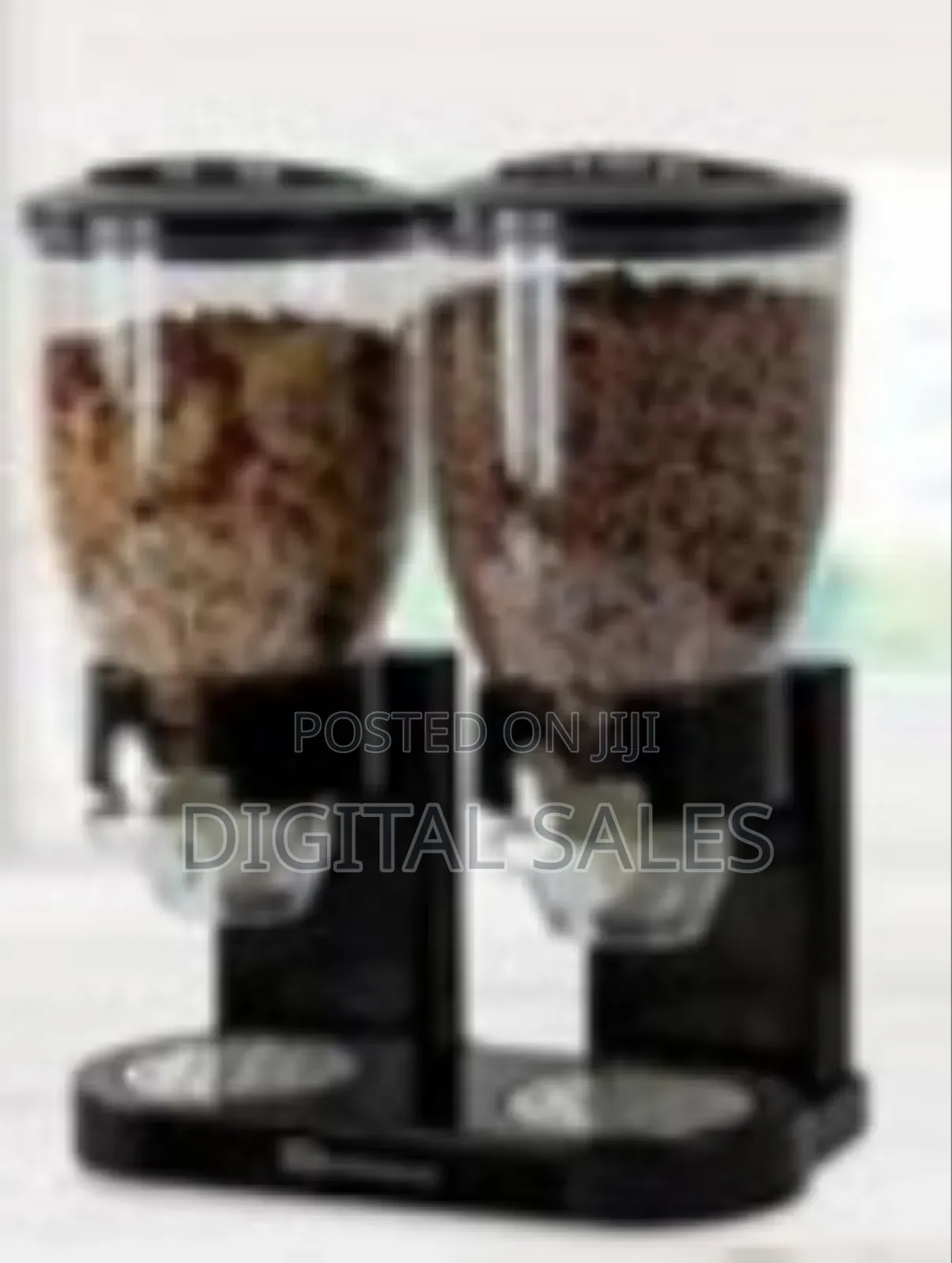 Double Kitchen Food Cereal Dispenser Storage, Organizer Container,