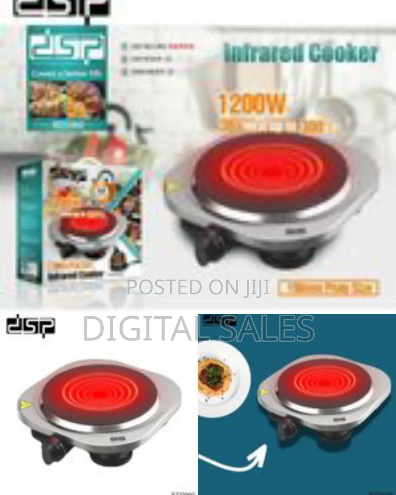 DSP 1 Seat Tabletop Infrared Cooker Induction Stove-
