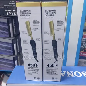 Ceramic Professional Press Comb, Electric Hair Comb