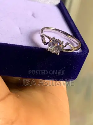 Dainty Gemstone Ring Available Only in Size 17