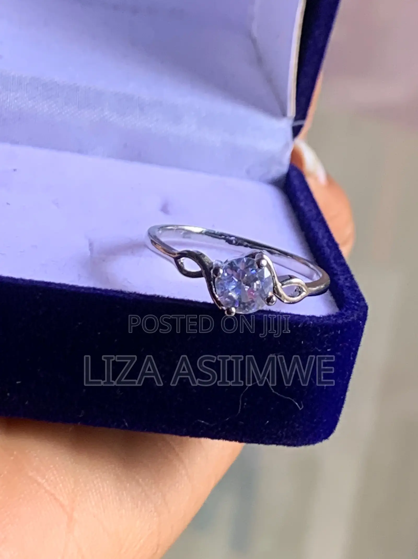 Elegant Entwined Engagement Ring