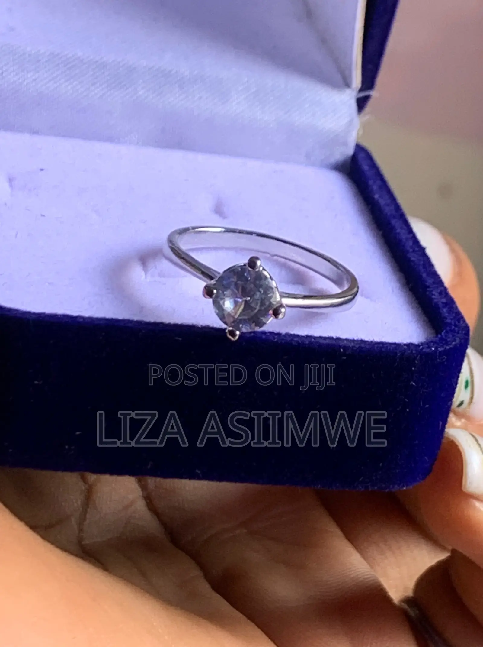 Adorned Aura Engagement/Promise Ring (Size 17)(7)