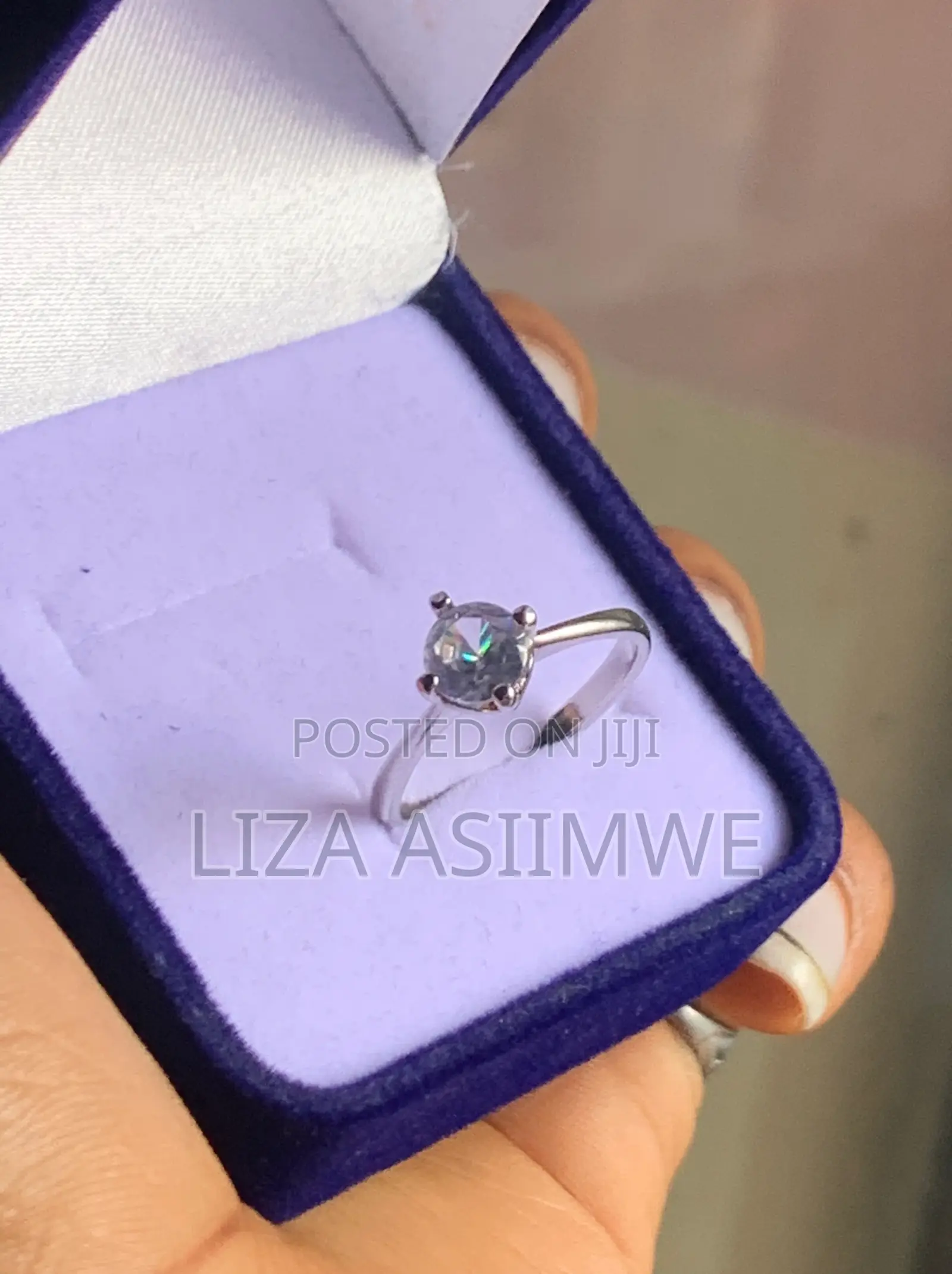 Adorned Aura Engagement/Promise Ring (Size 17)(7)