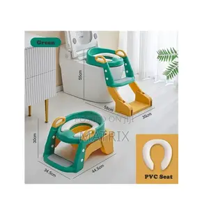 2 in 1 Kids Toilet Assist.( a Ladder and a Potty at the Same Time)