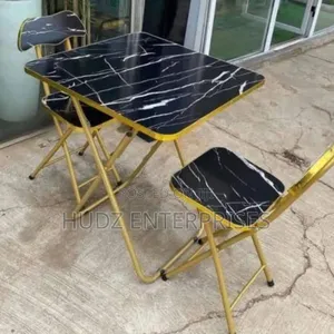 Balcony Stools and Table Black