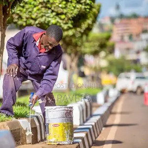 Road Kerb Painting