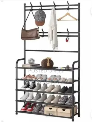 Hat Cloth And Shoes Rack For 5 Tiers