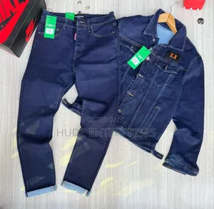 2pc Jean Pant and Shirt
