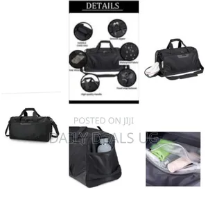 Travel Duffle Bag Waterproof Overnight Carryon Weekender Bag