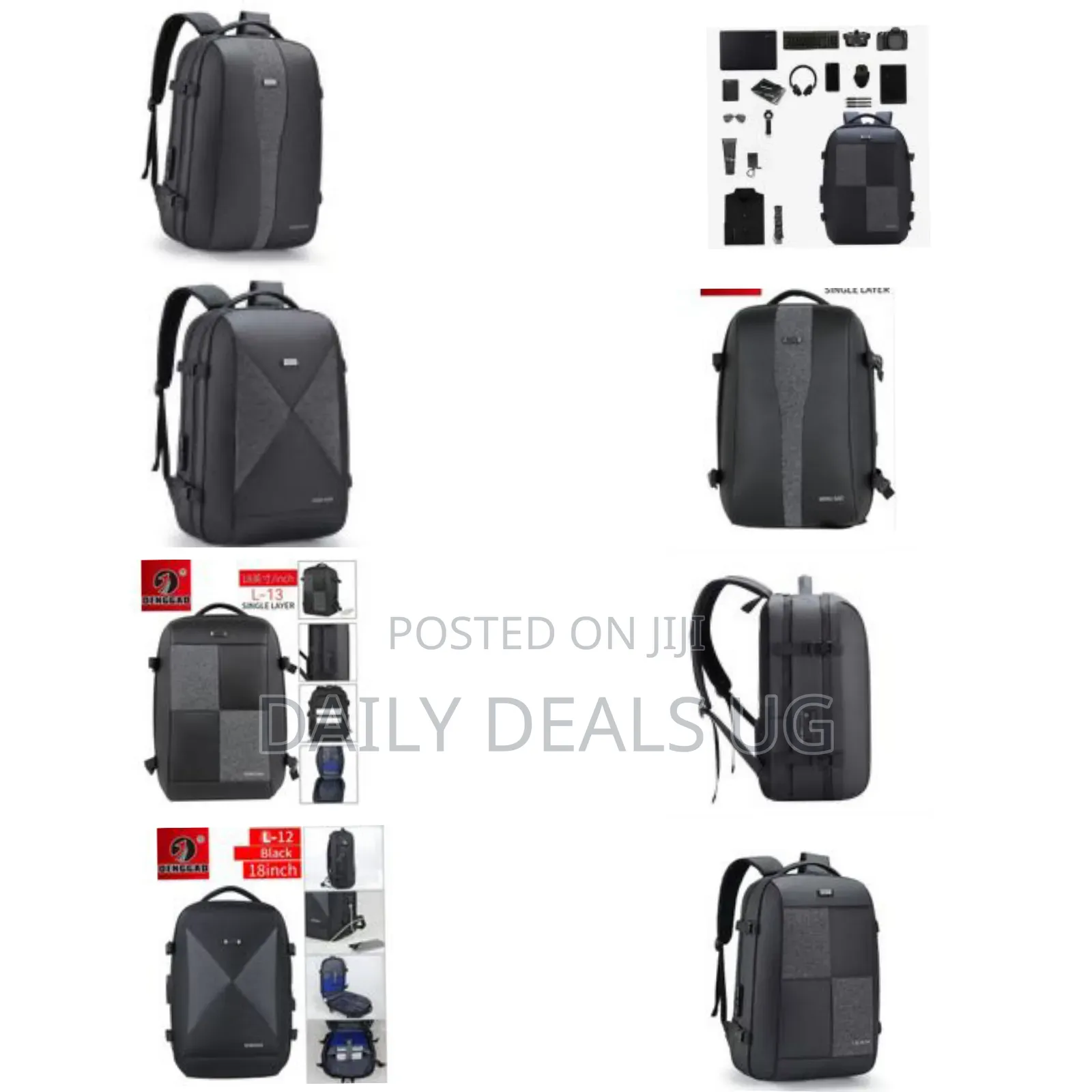 Denggao 18inch Classic Laptop Backpack