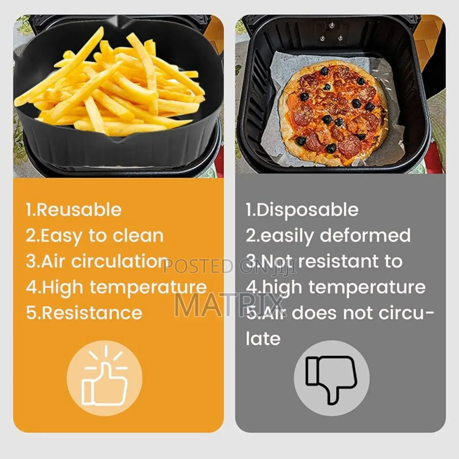 High Quality Silicone Air Frier Plate