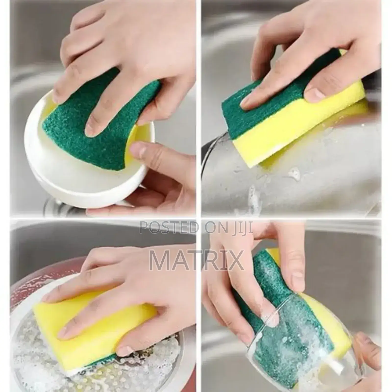 Dish Washing Scouring Sponge Pad 10pcs