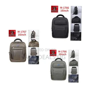 16inch Denggao Classic Style Laptop Backpack Anti-Theft Travel Note