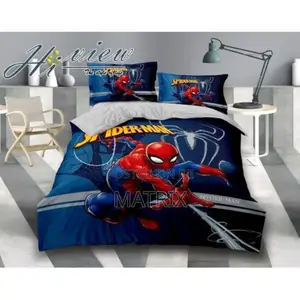 Spiderman Kids Duvet With 1 Bedsheet 1 Pillowcase-4*6