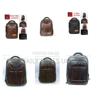 Denggao 14.5inch Leather Carry-on Travel Backpack Office Bag