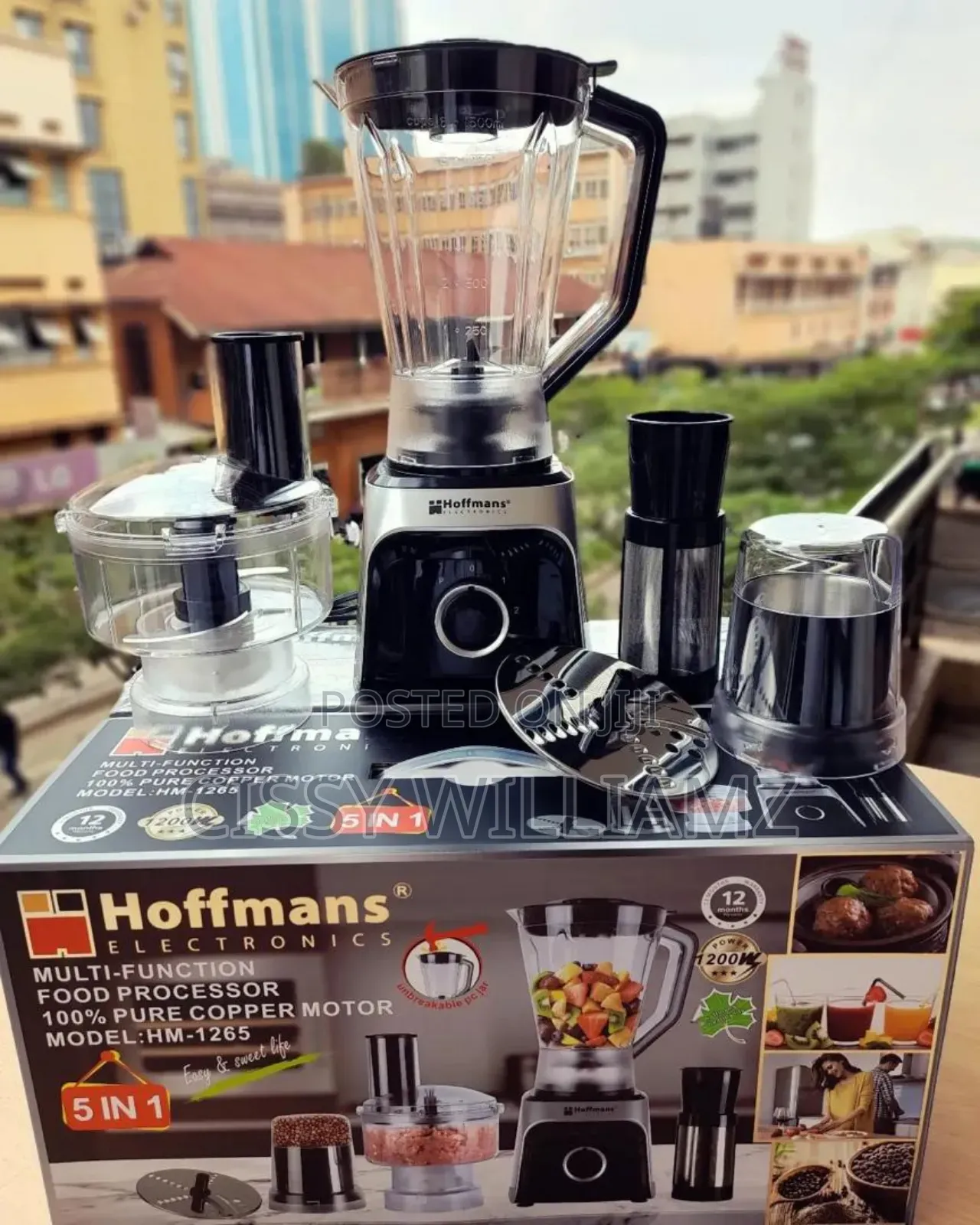 Hoffman 5in1 Multifunctional Food Processor