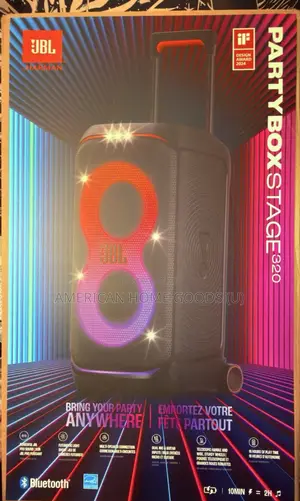 Orig JBL Partybox 320 Portable Bluetooth Led Party Speaker for Outdoor