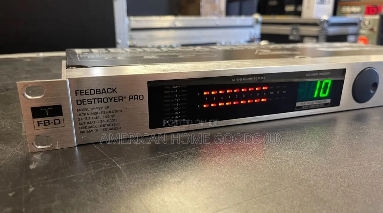 Behringer Automatic Feedback Reduction Eq - Feedback Destroyer Pro.