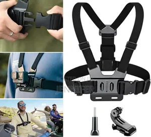 Chest Harness Mount Kit Designed for Action Cameras and Mobile Phones