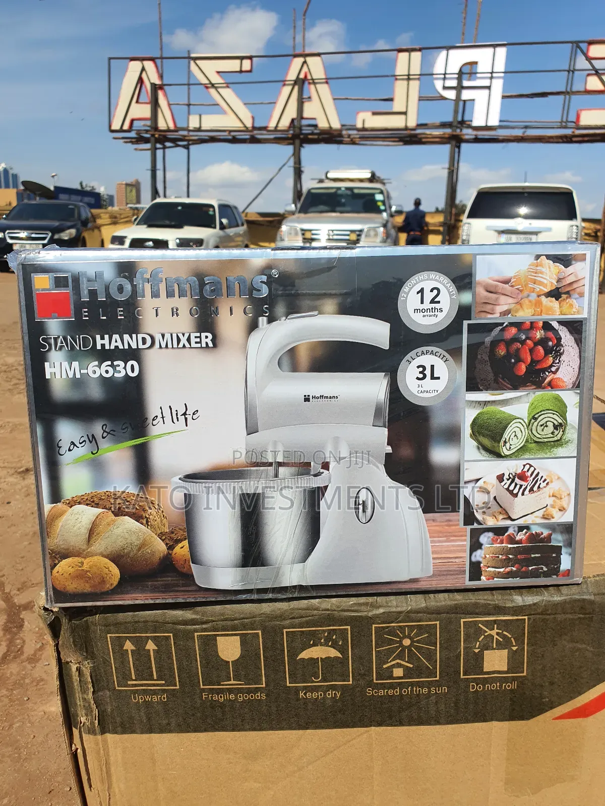 3 Litrs Hoffmans Stand Mixer 1 Year Warranty