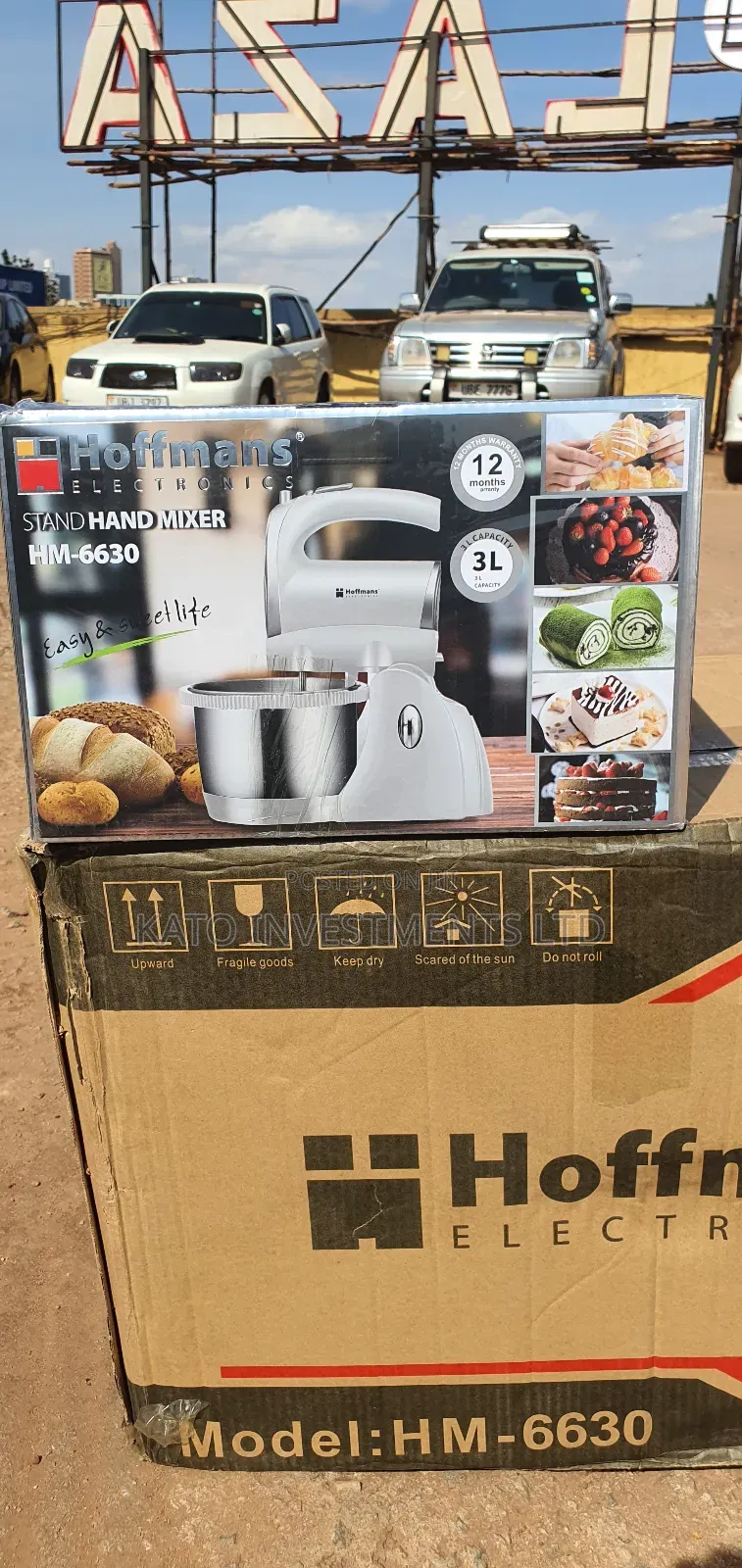 3 Litrs Hoffmans Stand Mixer 1 Year Warranty