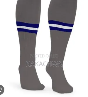 3 Pairs of School Socks With White Stripes