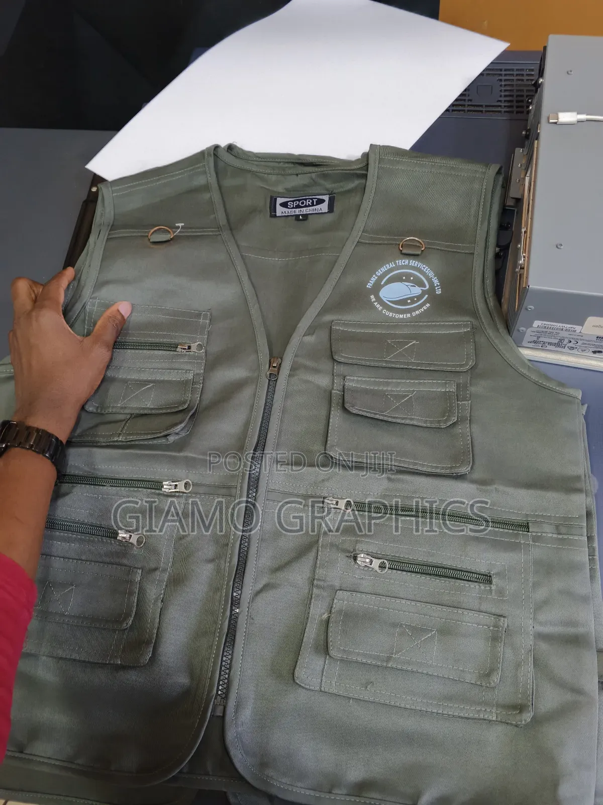 Branded Press Jackets