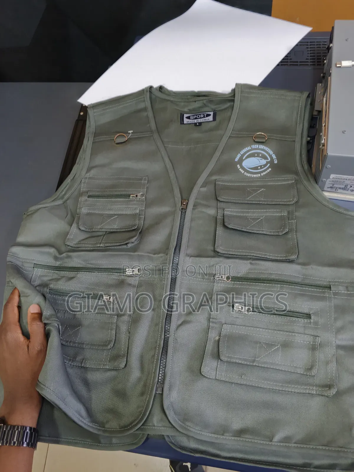 Branded Press Jackets