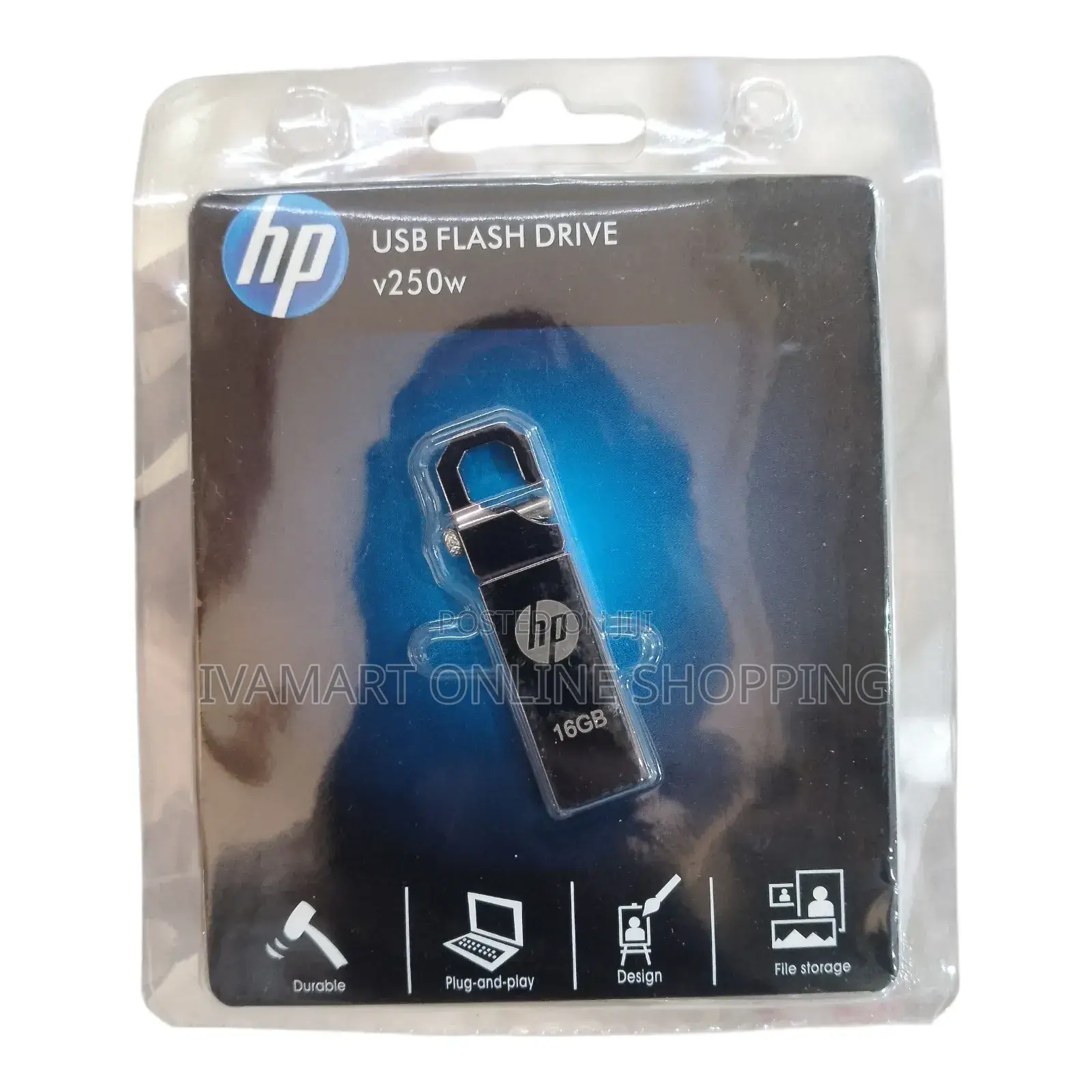 Hp Usb Flash Drive Metalic 
- 16gb
