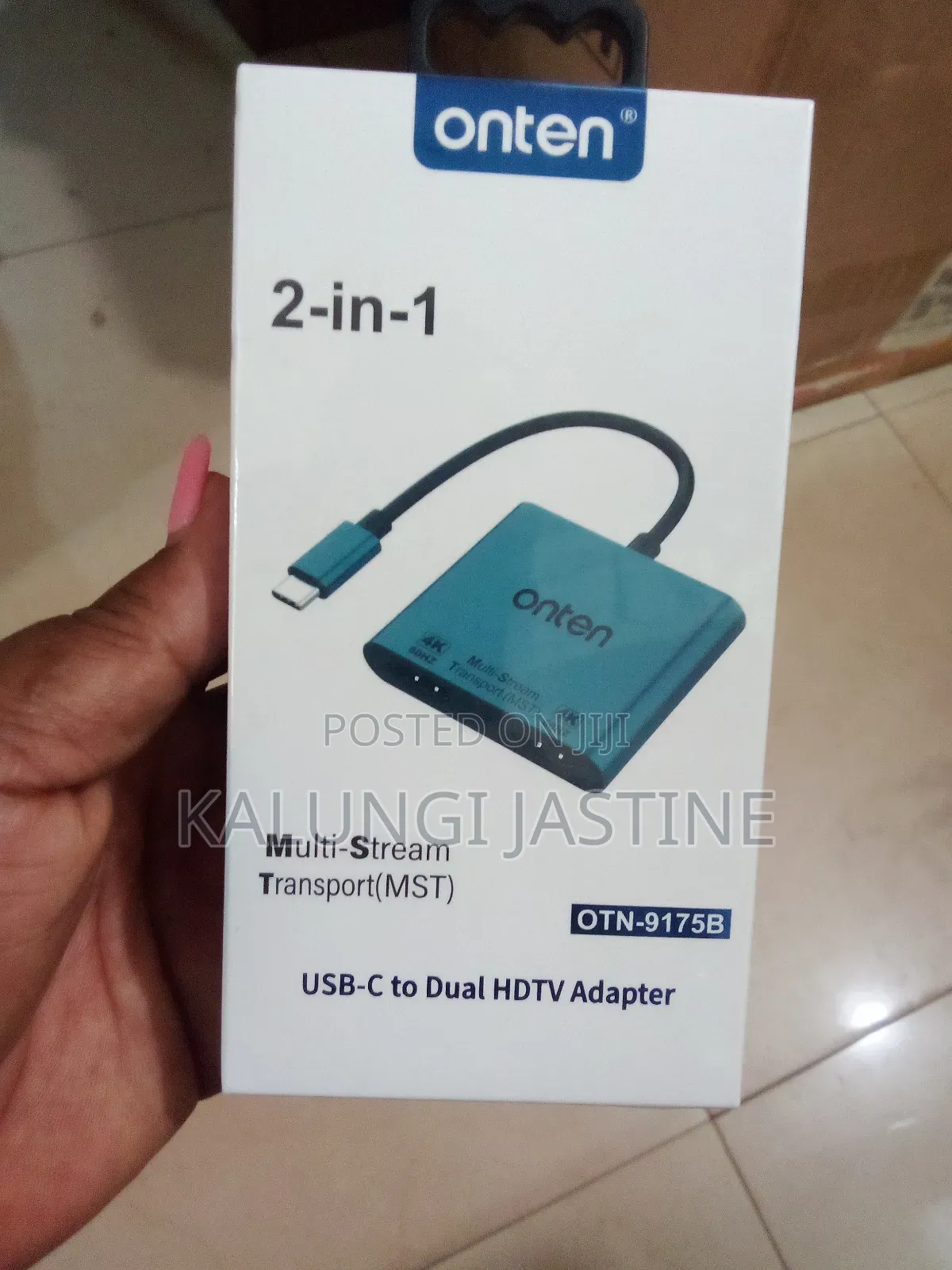 Onten 2 in 1 Usb 3.0 to Dual Hdmi Adapter