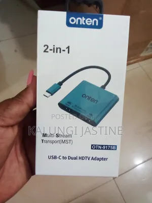 Onten 2 in 1 Usb 3.0 to Dual Hdmi Adapter