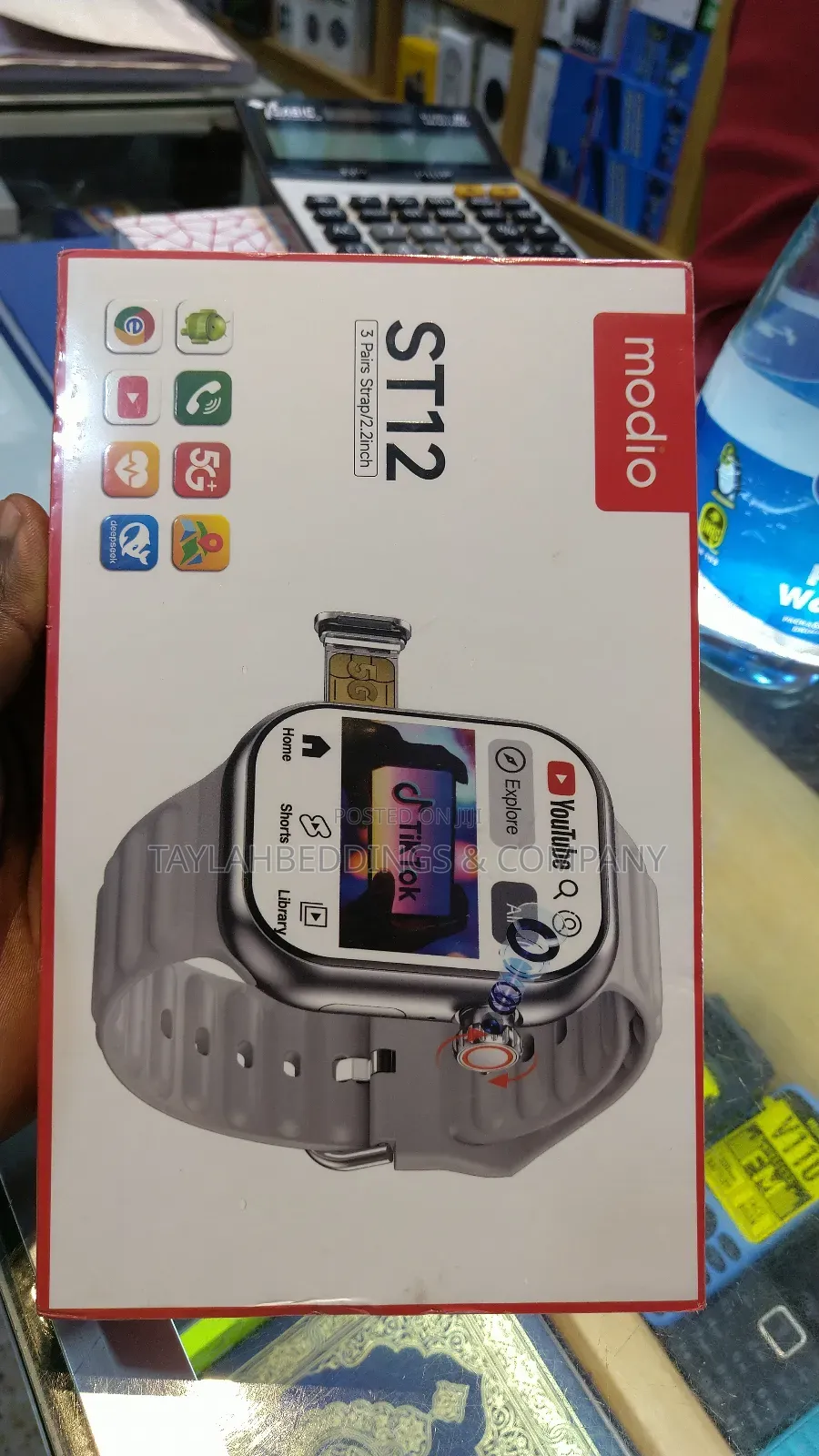 Modio Smart Watch Phone With Dual Camera St12