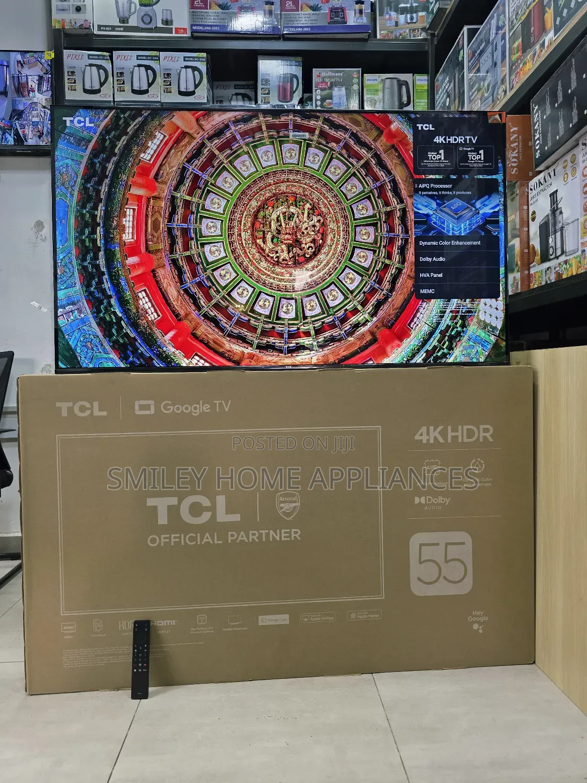 Brand New TCL 55inches Uhd4k Google Android Tv at an Affordable Price