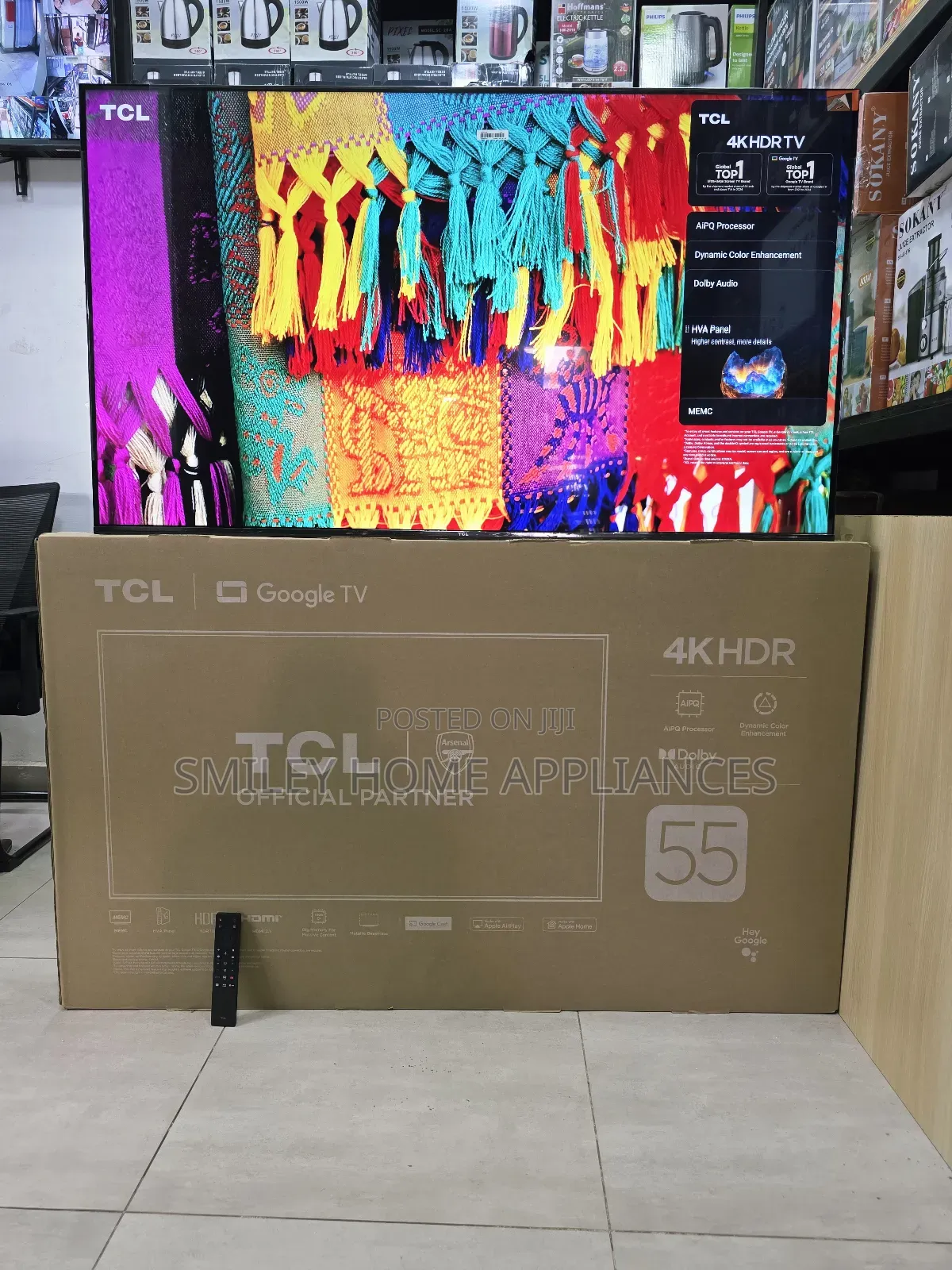 Brand New TCL 55inches Uhd4k Google Android Tv at an Affordable Price